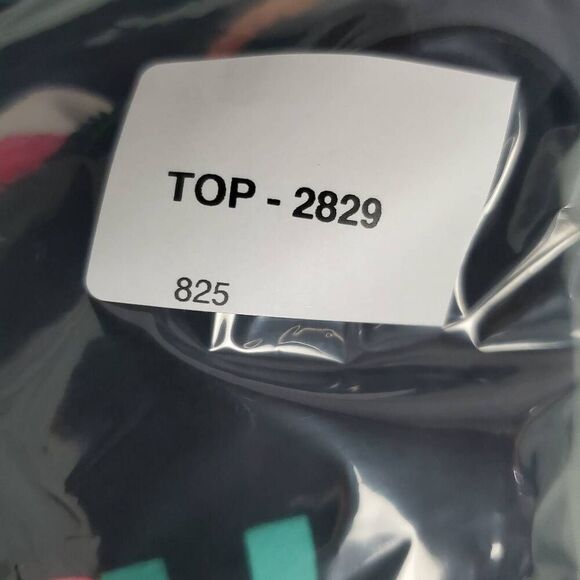 Champion Women’s Cropped Sweatshirt Size S Black White Colorblock Logo Pullover - Picture 6 of 6